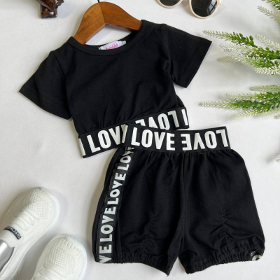 نیم تنه شلوارک lOVE - نی نی لوس