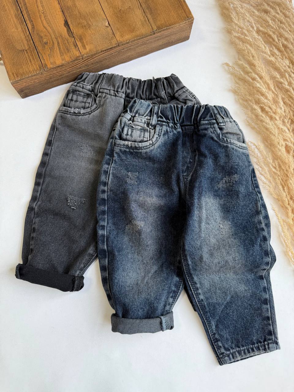 شلوار جیب استیکردار - نی نی لوس