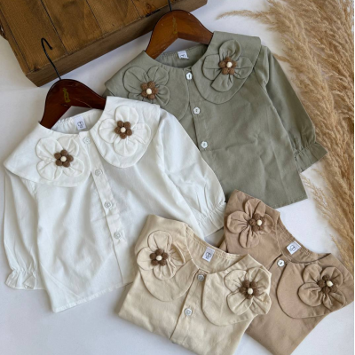 شومیز دو گل برجسته - نی نی لوس