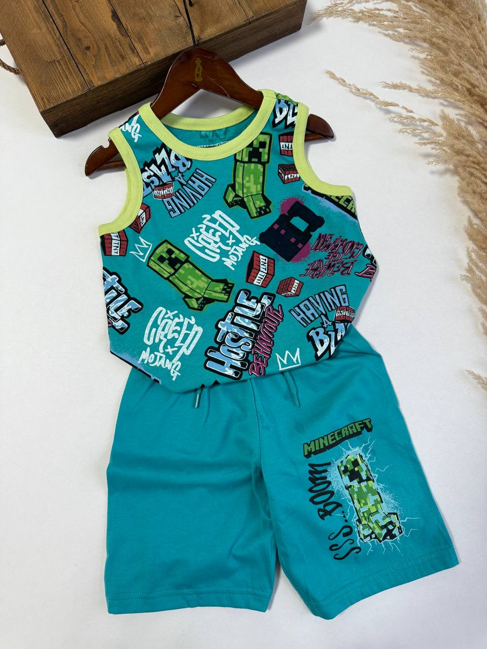 تاپ شلوارک ماینکرفت - نی نی لوس