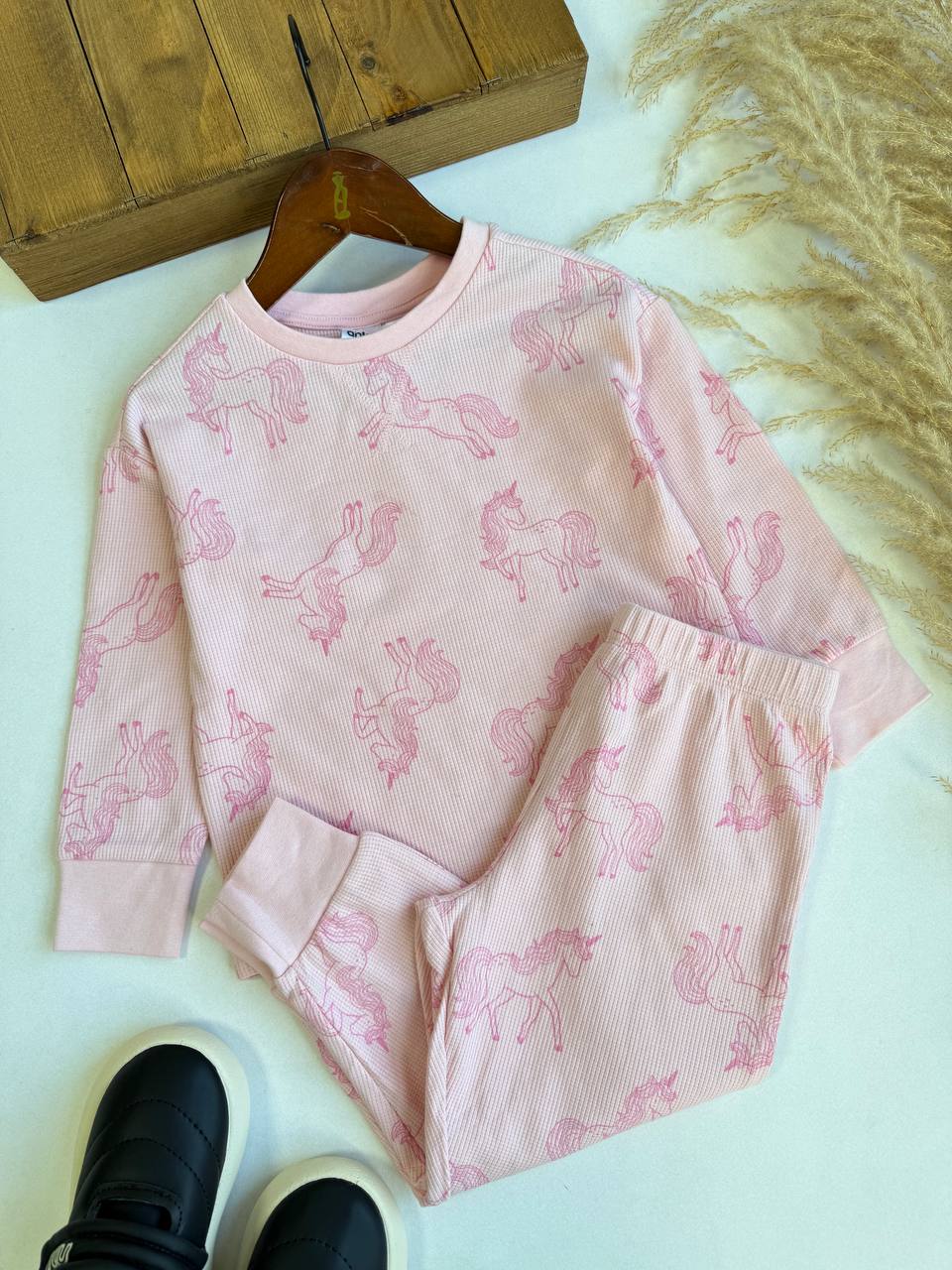 بلوز شلوار بیسکوییتی یونی - نی نی لوس