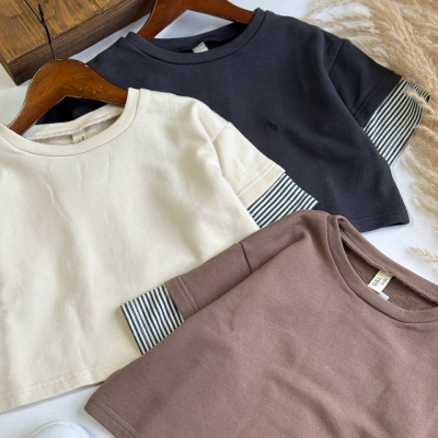 بلوز آستین راه راه - نی نی لوس