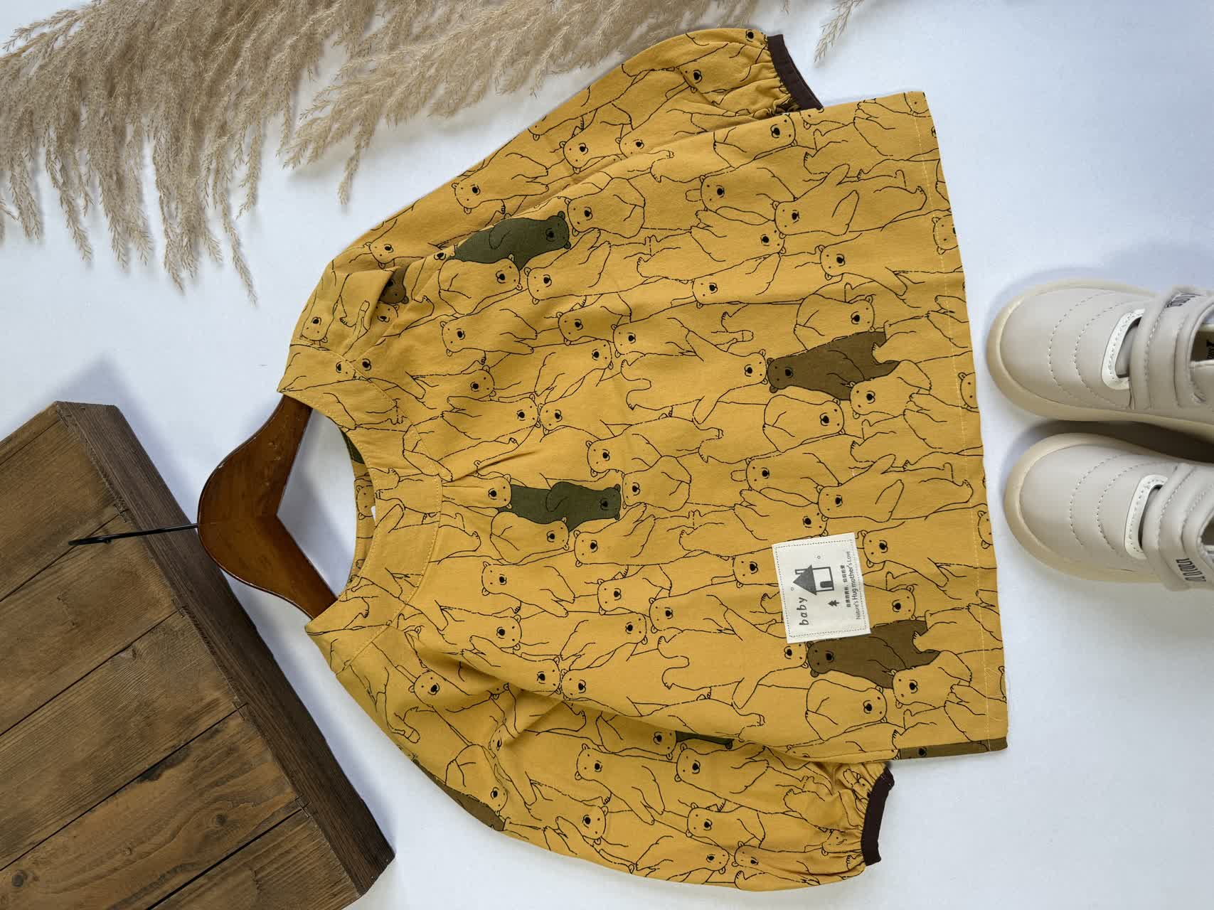 بلوز پیشبندی خرسی - نی نی لوس