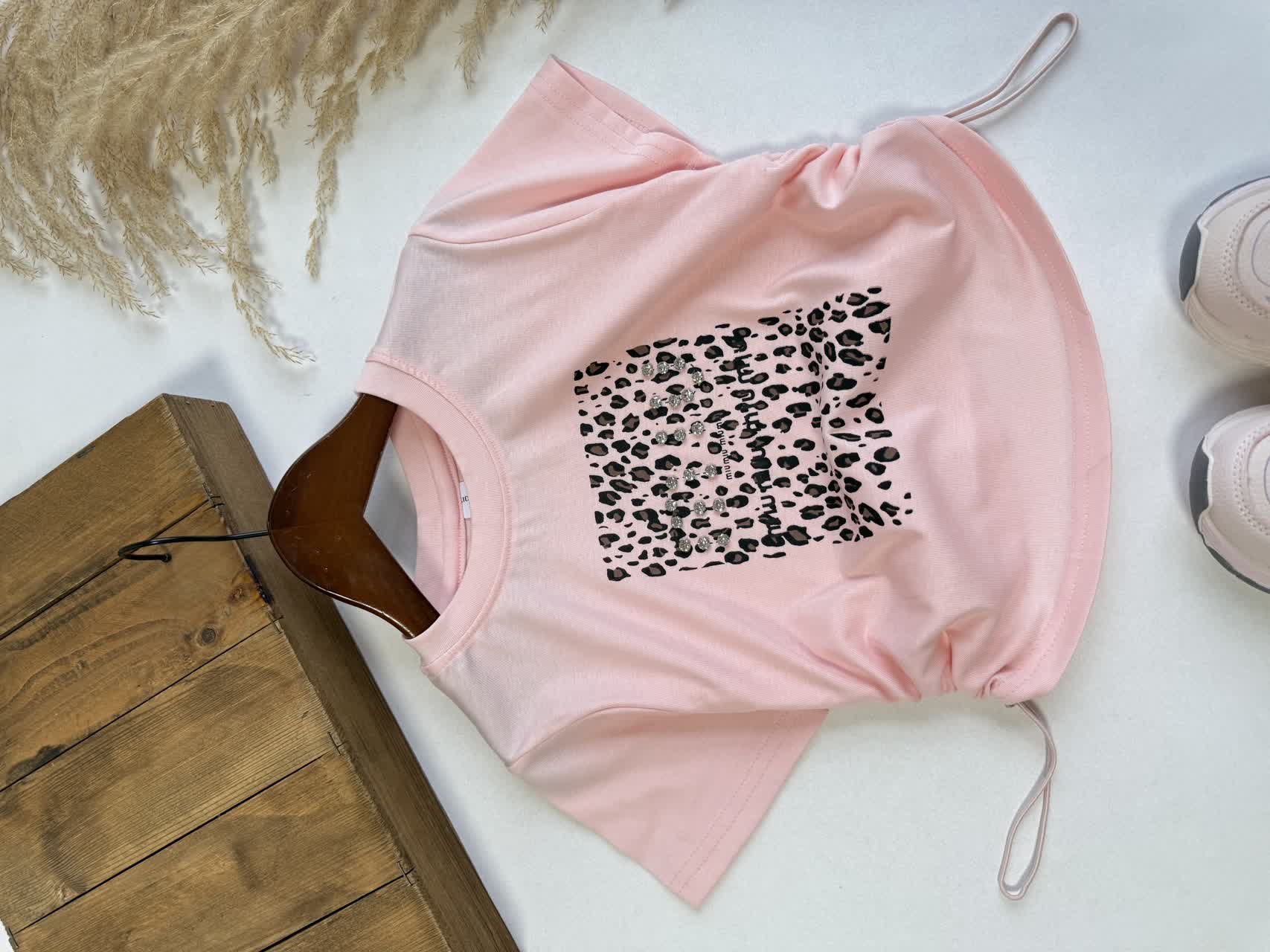 تیشرت نگین پلنگی - نی نی لوس