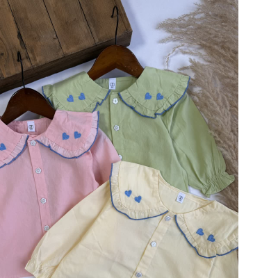 شومیز یقه ب ب قلبی - نی نی لوس