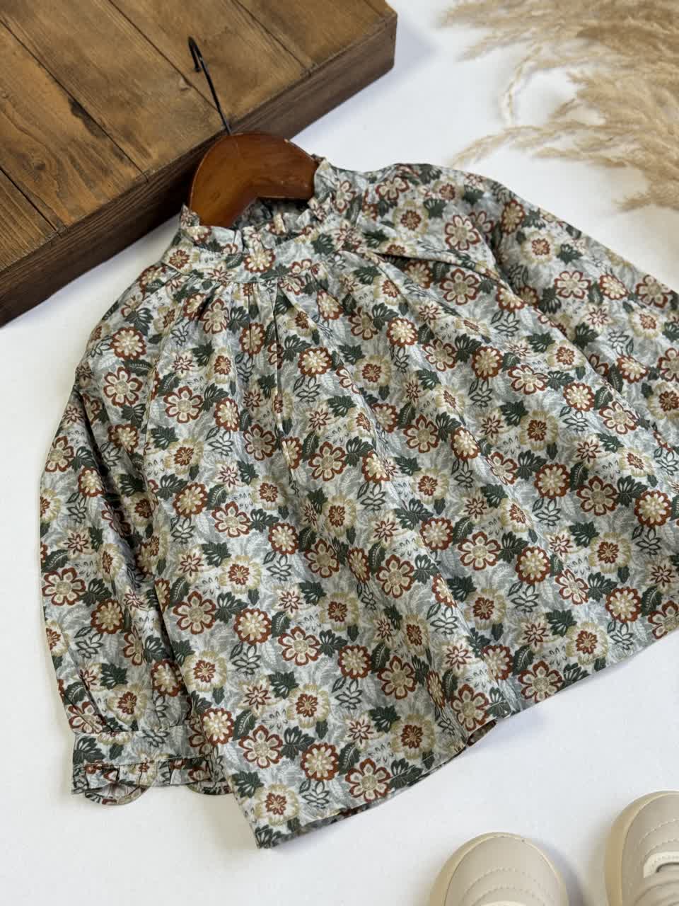 شومیز پشت دکمه - نی نی لوس