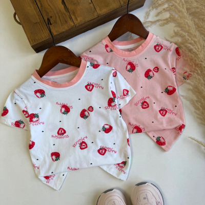 تیشرت توتفرنگی - نی نی لوس