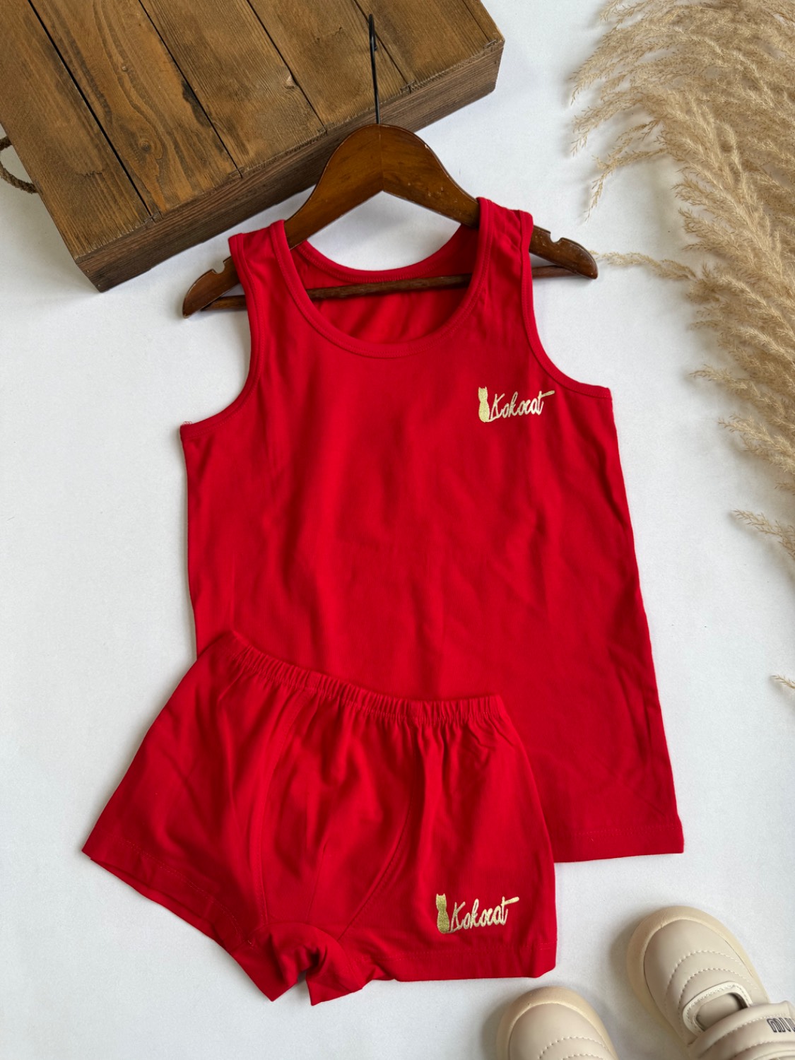 تاپ شلوارک گربه - نی نی لوس