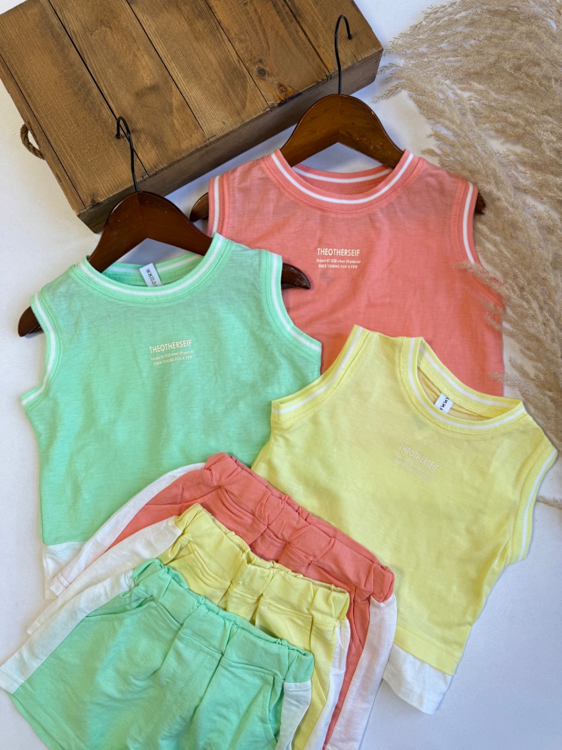 تاپ شلوارک پاستل - نی نی لوس