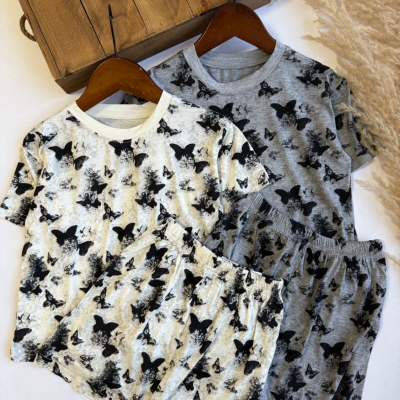 تیشرت شلوارک پروانه ای - نی نی لوس