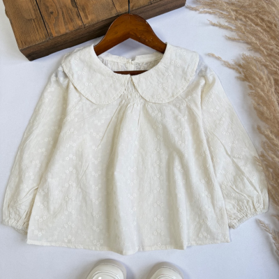 پیراهن گیپور یقه ب ب - نی نی لوس