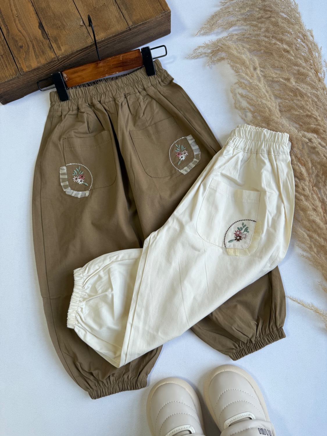 شلوار جیب گلدوزی - نی نی لوس