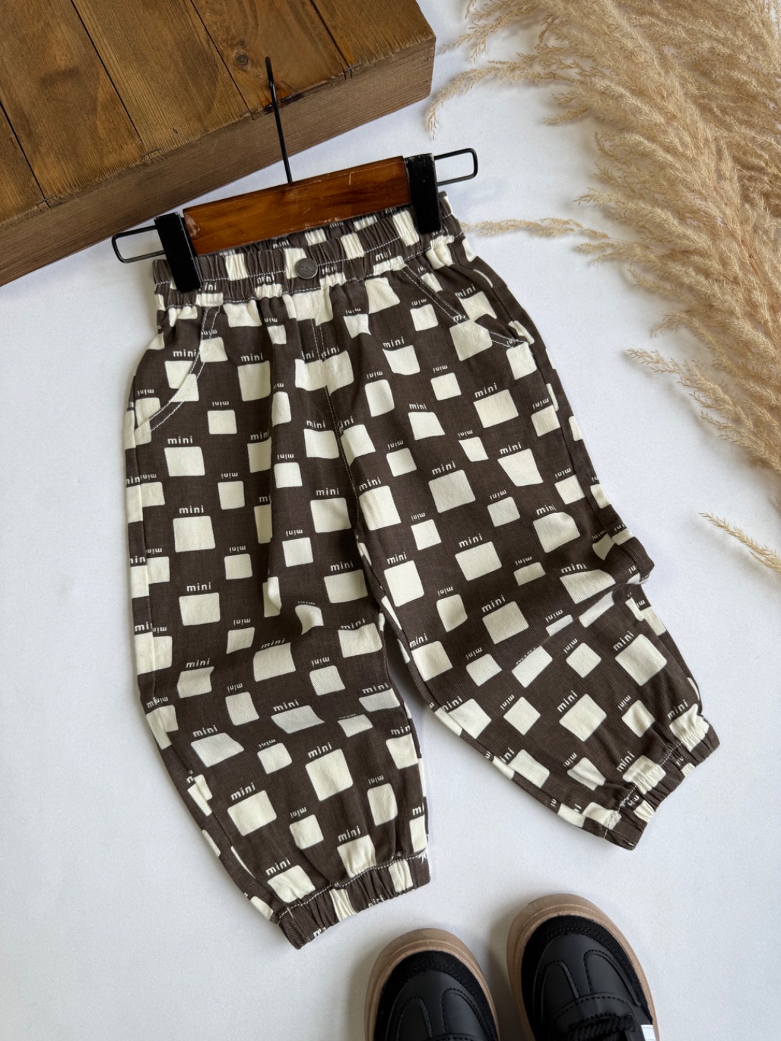 شلوار چهارخونه mini - نی نی لوس