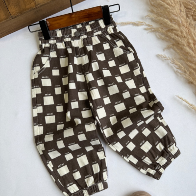 شلوار چهارخونه mini - نی نی لوس