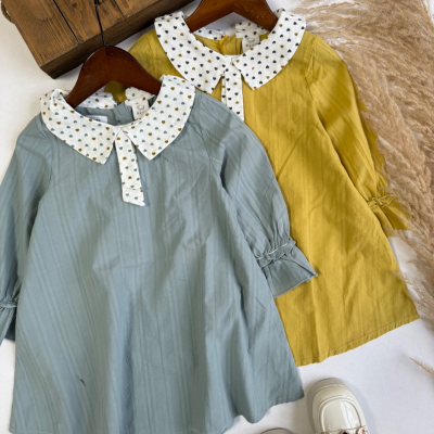 پیراهن یقه قلبی - نی نی لوس