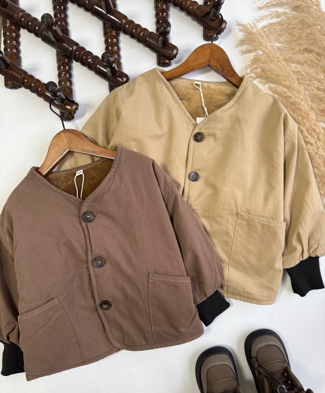 کاپشن آستین مشکی - نی نی لوس