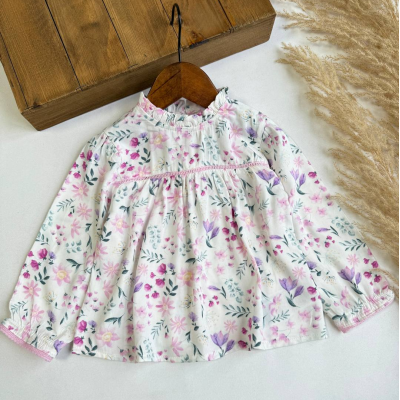 شومیز بنفشه گل - نی نی لوس