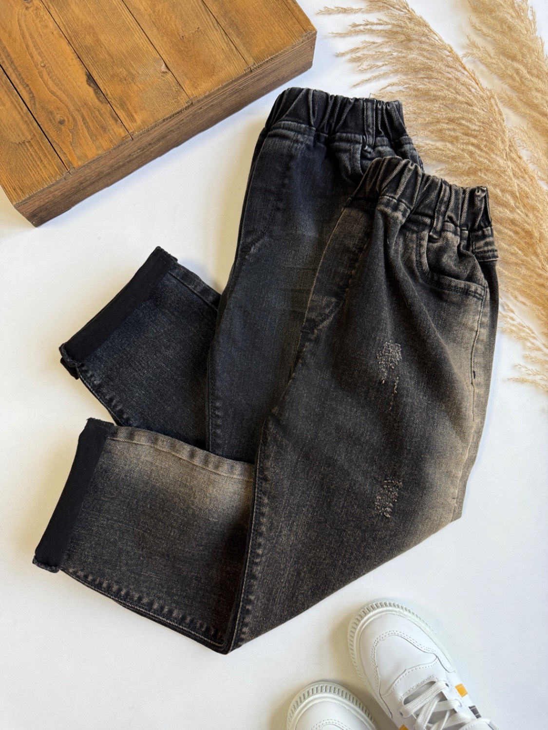 شلوار جین مام ساده - نی نی لوس