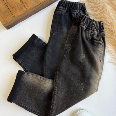 شلوار جین مام ساده - نی نی لوس