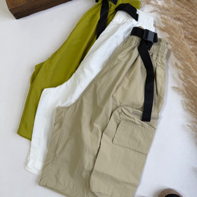 شلوارک کمر دار - نی نی لوس