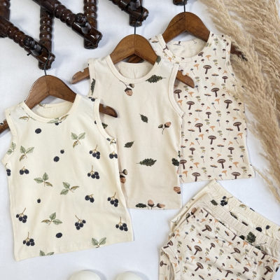 تاپ شورتک برگ و گل - نی نی لوس